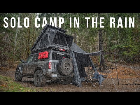 Camping on the Olympic Peninsula in HEAVY Rain