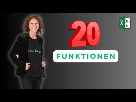 Top 20 Excel functions for maximum efficiency in the office!