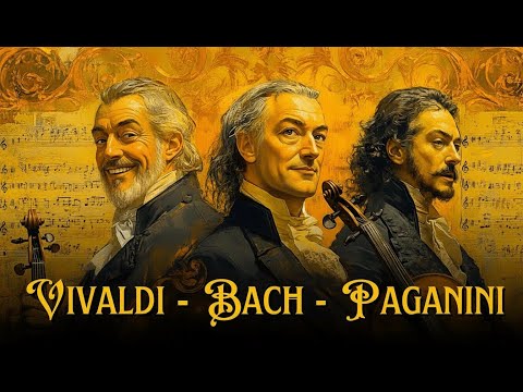 Vivaldi, Bach, Paganini | Three Masters One Instrument | The Most Iconic Violin Music Ever #vivaldi