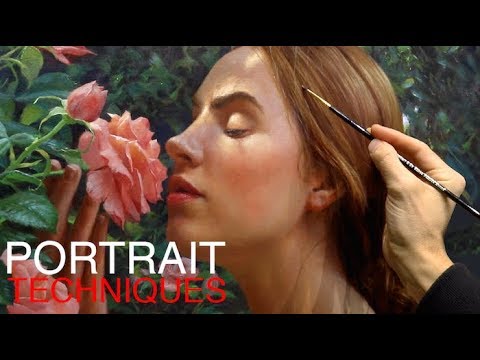 Portrait Painting Techniques - Toning, Gridding and Skin Tones
