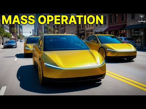 Elon Musk Reveals Huge UPDATE Tesla Robotaxi Cybercab! Finally Ready For Mass Operation!