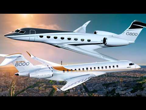 Bombardier Global 8000 VS Gulfstream G800 | FULL COMPARISON