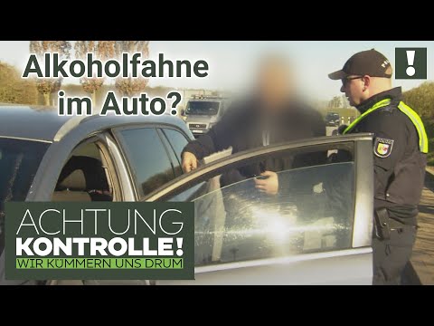 Alcohol in the air? Is this man too drunk to drive? | Attention: Checkpoint