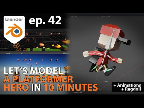 Let's Model GAME ASSETS (part 2) in 10 MINUTES - Blender 2.9 - Ep. 42