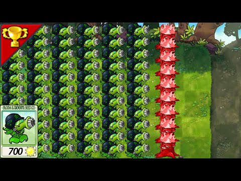 SuperGatling VS 999Zombies-------Plants vs Zombies