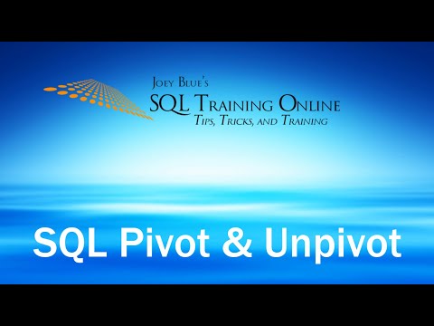 SQL Pivot and Unpivot | Quick Tips Ep57