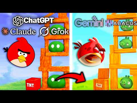 5 AIs WORK TOGETHER to Make Angry Birds From Scratch