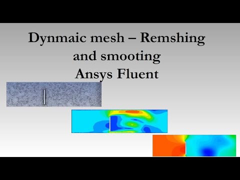 Dynamic mesh Ansys fluent | Remeshing and smoothing method