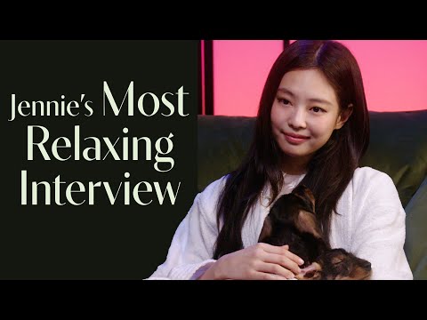 JENNIE Cuddles Puppies & Gets Pooed On By A Guinea Pig | The Most Relaxing Interview Ever
