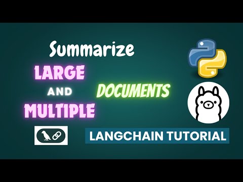 Summarizing Large & Multiple Documents with LLMs | LangChain Tutorial