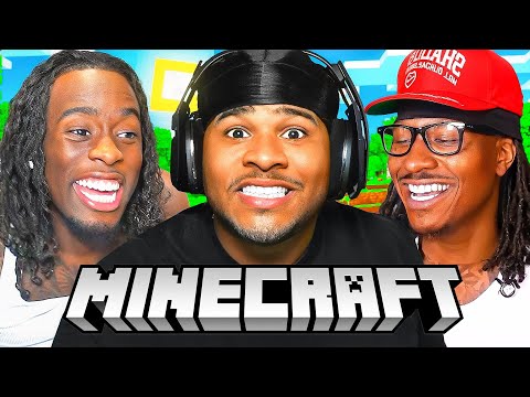 Fanum, Kai Cenat & Duke Dennis beat Minecraft!