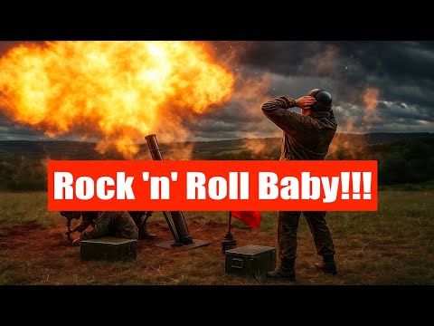 Deutsche Mörser im Einsatz