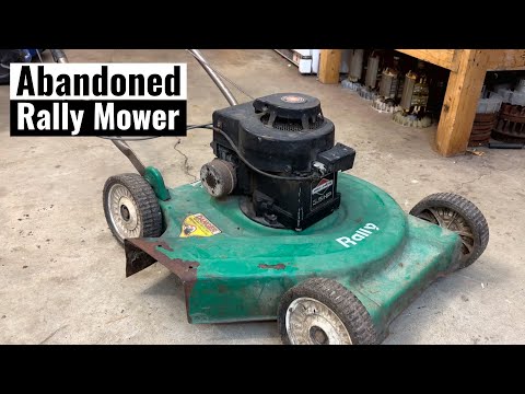 Barn Find Rally Lawn Mower - Will It Run