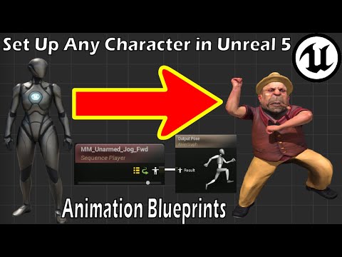 Make Any Character Using Animation Blueprints in Unreal Engine 5