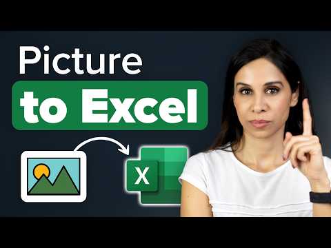 Import Data from a Picture into Excel Desktop | Convert Image to Data