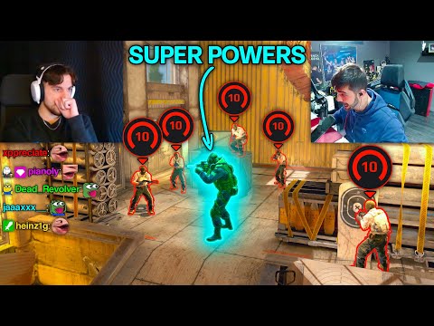 SUPER SHOX vs. 5 FACEIT LEVEL 10s (1v5)