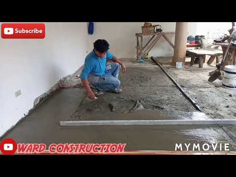 CONCRETE FLOOR TOPPING PREPARATION, step by step