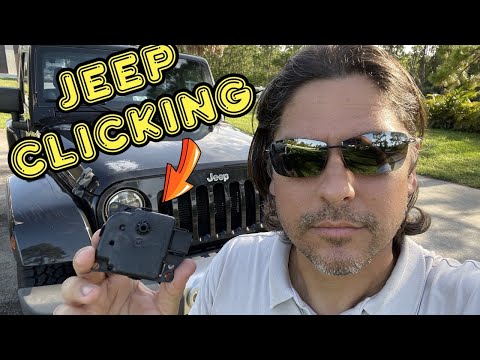 Jeep ticking inside? Blend door actuator repair.