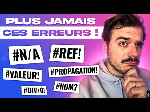 Les erreurs les plus communes d'Excel et comment les corriger