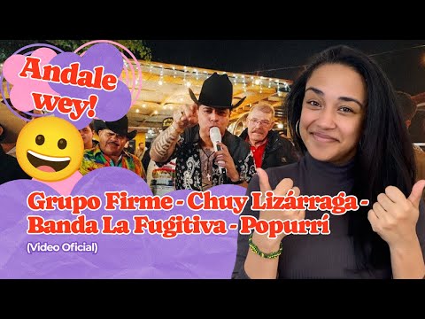 Grupo Firme - Chuy Lizárraga - Banda La Fugitiva - Popurrí (Video Oficial) ▷ Reacción !!!
