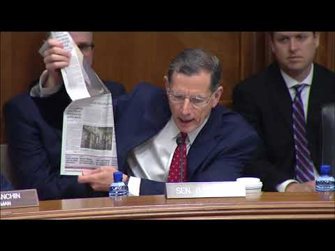 Ranking Member Barrasso asks head of U.S. Forest Service about the Dangers of Tree Spiking