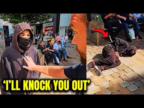 Wanabe Roadman Acting TOUGH Gets The SHOCK Of His Life!