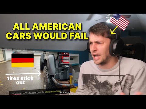 American reacts to 'TÜV' German car laws are STRICT!