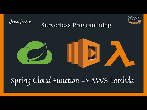 Spring Boot Serverless Architecture using AWS Lambda | Spring Cloud Function | JavaTechie