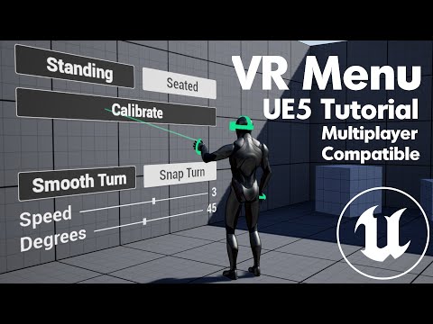 VR Settings Menu in UE5! Custom VR Pawn Tutorial Series - Part 5