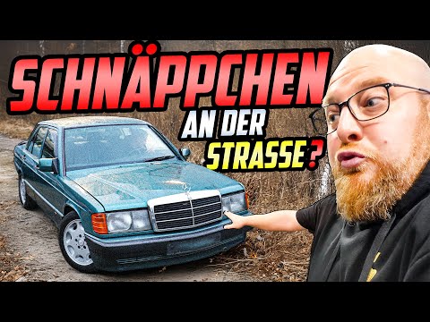 Mit MOTORSCHADEN am Straßenrand GEKAUFT! - Mercedes 190E - Lohnt sich das 500€ Projekt?