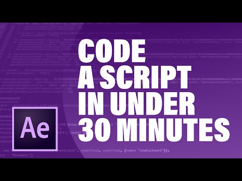 Code an After Effects Script in Under 30 Minutes