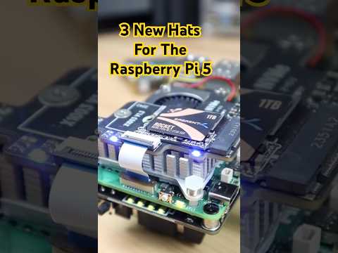 I Tried 3 New Hats for the Raspberry Pi 5 #raspberrypi #pi5 #techtok