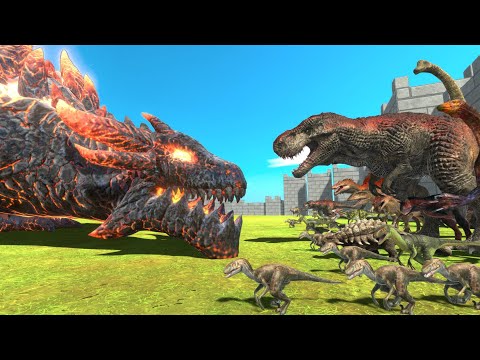 Dinosaurs Infinity Battle - Battle With Dragons