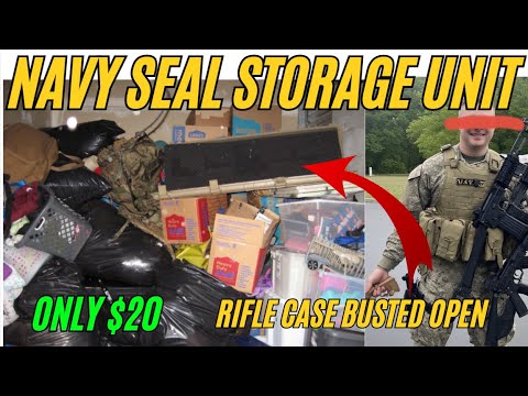 I Bought a Real Navy SEAL Medic Abandoned Storage Unit… You Won’t Believe My Luck. Rifle Gun Case