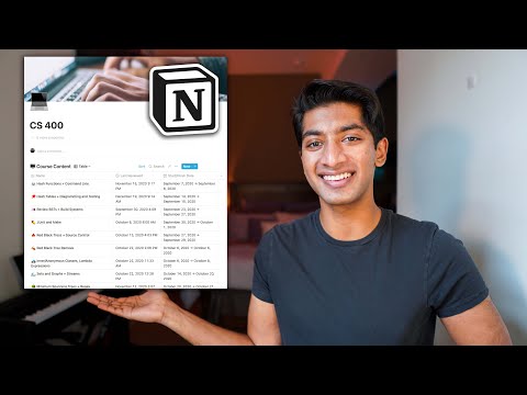 How I Study for Computer Science with Notion