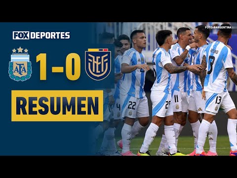 ¡VICTORIA DE ARGENTINA Y MESSI! 🔥 | Argentina 1 - 0 Ecuador | HIGHLIGHTS | #AmistosoEnFOX