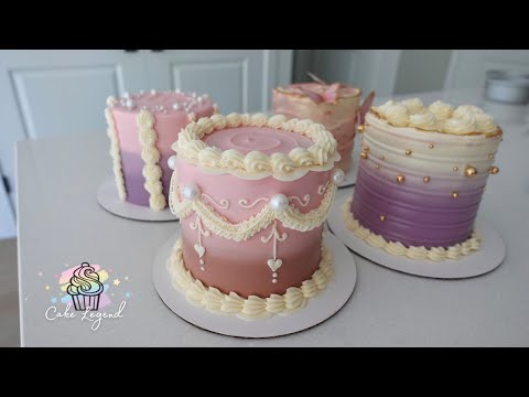 Pastel Pink Unedited Cake Decorating! [No Talking][No Music]