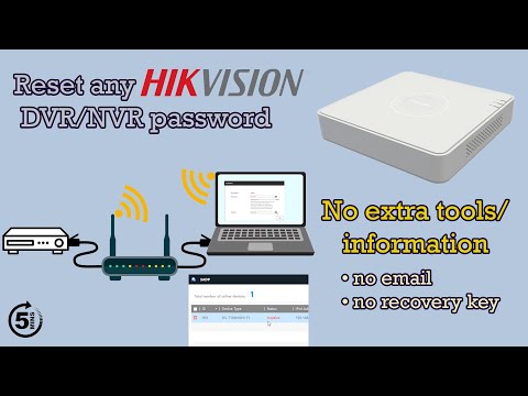 Reset Hikvision DVR NVR admin password in 5 minutes using SADP tool and TFTP. Reinstall firmware.