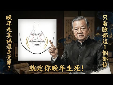 晚年是享福还是受罪？照照镜子就知道了！只看臉部這 1 個部位，就定你晚年生死！#曾仕強 #易经 #風水 #國學 #感情 #人生感悟