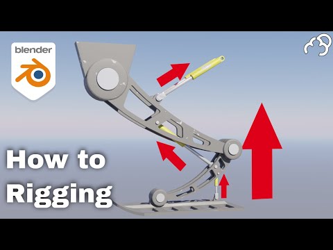 How to Rig a Scifi Landing Gear in Blender