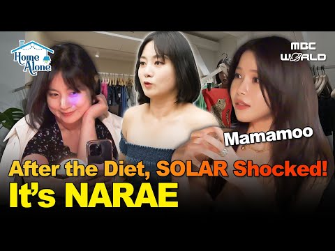 [Sub] Narae's Glow-Up After Diet - Chills with Mamamoo SOLAR for an Epic Mukbang🤣#MAMAMOO #PARKNARAE