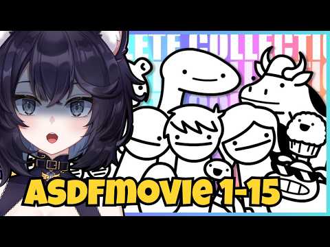 CANT STOP LAUGHING | asdfmovie 1- 15 (Complete Collection) | Saphwyn REACTS