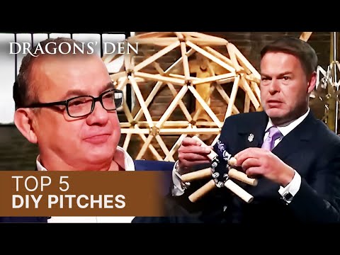 Top 5 DIY Pitches In The Den | Vol.1 | COMPILATION | Dragons' Den