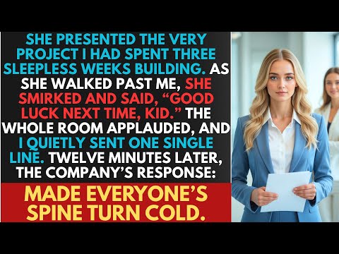 "Good Luck Next Time, Kid." My Coworker Stole My Idea—Now HR Is Clearing Her Desk