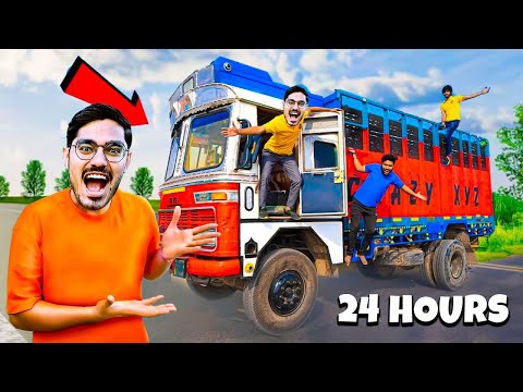 Living 24 Hours Straight in Truck Challenge   अब 24 घंटे इस से बाहर नहीं आ सकते