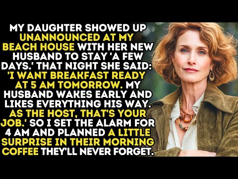 My Daugther woke me before sunrise and said, “Make some coffee and set the table.”