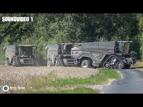 Ernte 2025 mit besonderer Einheit an Erntetechnik! 3x Fendt IDEAL 10 T & Westhoff mit Weißer Raupe