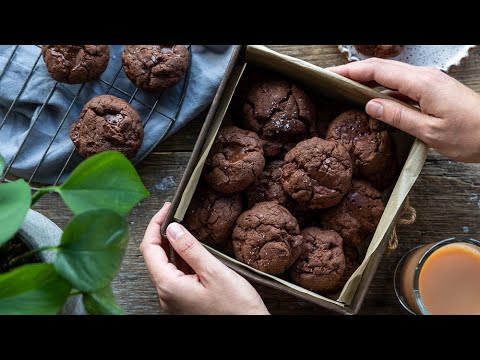 Vegan Chocolate Cookies Recipe (Gluten-Free)