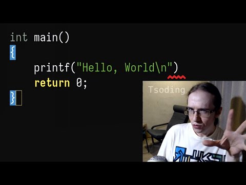 I removed ';' from C