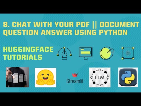 8. CHAT WITH YOUR PDF || DOCUMENT QUESTION ANSWERING USING PYTHON AND STREAMLIT 👓😃🖥😎